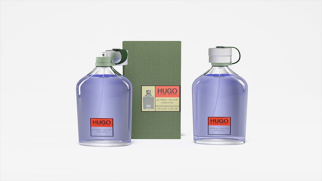 Hugo Boss Bottle Fragance 3D Render